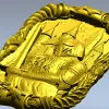 Страж Замка - 3D модель панно для ЧПУ (STL)