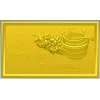 Sauna plaque 3D model STL - "Light steam" bas-relief for CNC