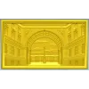 Palace Square arch relief - 3D STL model for CNC