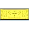 Palace Square arch relief - 3D STL model for CNC