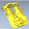 3D модель STL - Санчо у мельниц для ЧПУ