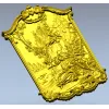 Rococo high-relief panel 3D model - Rendezvous in the Grove (STL for CNC)