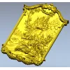Rococo high-relief panel 3D model - Rendezvous in the Grove (STL for CNC)