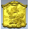 Rococo high-relief panel 3D model - Rendezvous in the Grove (STL for CNC)