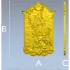 Rococo high-relief panel 3D model - Rendezvous in the Grove (STL for CNC)
