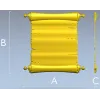Scroll Relief STL for CNC Router - Aged Parchment Panel