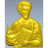 Святой апостол с Евангелием - 3D модель STL для ЧПУ