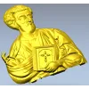 Святой апостол с Евангелием - 3D модель STL для ЧПУ
