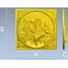 STL модель селезня в рамке - панель для ЧПУ