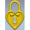 Сердечный замочек - 3D модель STL для ЧПУ
