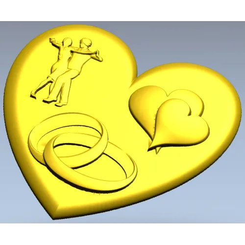 Сердце обручения - 3D модель STL для ЧПУ