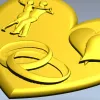 Сердце обручения - 3D модель STL для ЧПУ