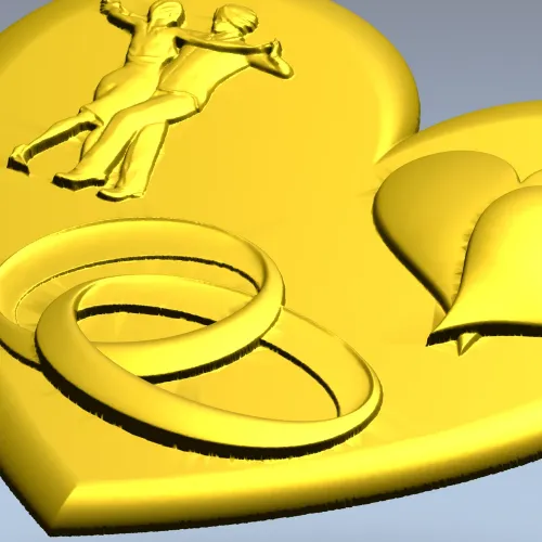 Сердце обручения - 3D модель STL для ЧПУ