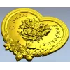 Сердечный букет - stl модель для ЧПУ