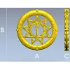 Знак Вечной Звезды - 3D модель STL для ЧПУ