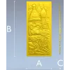 Вертикальная рельефная панель "Сказочный терем" - stl модель для ЧПУ