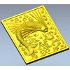 Панно "Карп в волнах" - 3D модель STL для ЧПУ