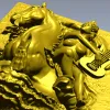 3D панно "Орфей на морском коне" - stl модель для ЧПУ