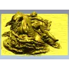 3D панно "Орфей на морском коне" - stl модель для ЧПУ