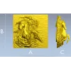 3D панно "Орфей на морском коне" - stl модель для ЧПУ