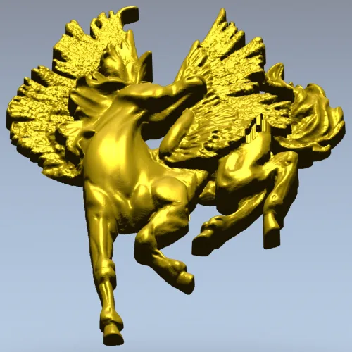 Сказочная лошадка - 3D модель STL для ЧПУ