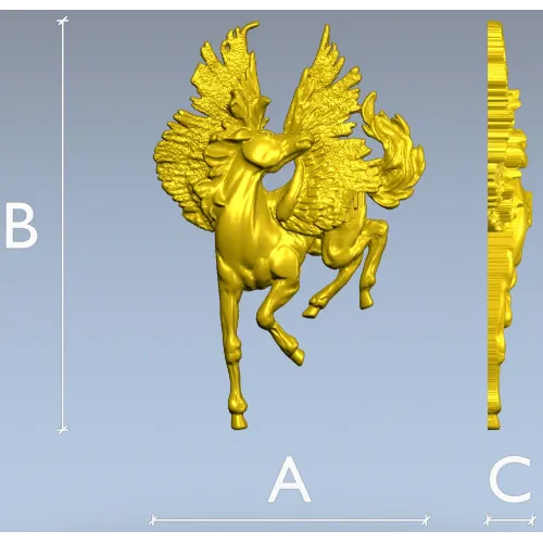 Сказочная лошадка - 3D модель STL для ЧПУ