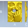 3D модель панели "Весёлый насмешник" в формате STL для ЧПУ