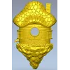 Mosscap Nest - detailed birdhouse 3D model (STL) for CNC milling