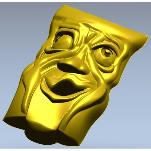 Весёлый Лик - 3D модель STL для ЧПУ