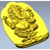 Ганеша на лотосе - 3D модель STL для ЧПУ