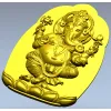 Ганеша на лотосе - 3D модель STL для ЧПУ