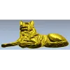 Рельефная 3D модель немецкой овчарки в формате STL для ЧПУ
