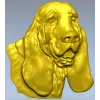 Bloodhound Head Relief STL for CNC