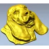 Bloodhound Head Relief STL for CNC