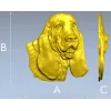 Bloodhound Head Relief STL for CNC