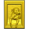 Собака в рамке - 3D модель STL для ЧПУ