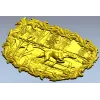 Панно "Собака у озера" - 3D STL модель для ЧПУ