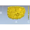Панно "Собака у озера" - 3D STL модель для ЧПУ