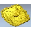 Лабрадор у озера - рельефная 3D модель STL для ЧПУ