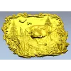Лабрадор у озера - рельефная 3D модель STL для ЧПУ
