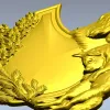 Охотничий картуш с собакой - 3D модель STL для ЧПУ