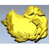 Охотничий картуш с собакой - 3D модель STL для ЧПУ