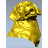 Барельефный бюст лабрадора - 3D модель STL для ЧПУ