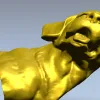 Барельефный бюст лабрадора - 3D модель STL для ЧПУ