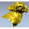 Барельефный бюст лабрадора - 3D модель STL для ЧПУ