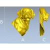 Барельефный бюст лабрадора - 3D модель STL для ЧПУ