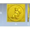 Медальон с сидящей собачкой - 3D модель STL для ЧПУ