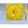 Декоративное панно с птицей в медальоне - STL модель для ЧПУ