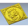Falcon and Squirrel Relief Panel STL for CNC carving