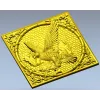 Сокол с рыбой - 3D панно для ЧПУ в формате STL